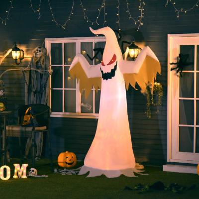 Halloween Nadmuchiwany duch 2,4 m dekoracja z diodami LED samopompujący