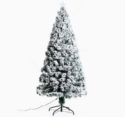HOMCOM CHOINKA SZTUCZNA ŚNIEG 180 CM LED