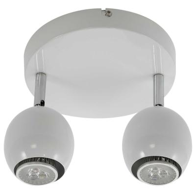 HOMCOM® LAMPA SUFITOWA OŚWIETLENIE 2 x GU10 biała