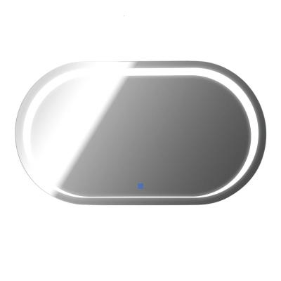 HOMCOM LUSTRO ŁAZIENKOWE PODŚWIETLANE LED 48W OWALNE 105x60CM