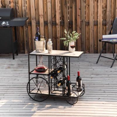 Regał na wino, stojak na wino, regał na butelki, półka na wino, stojak ozdobny na 16 butelek, metal