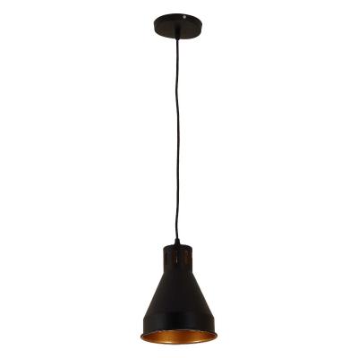 HOMCOM LAMPA SUFITOWA WISZĄCA Ф19CM E27 METAL czarna