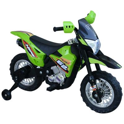 HOMCOM® MOTOREK DLA DZIECI ELEKTRYCZNY OD 3 DO 8 ROKU ŻYCIA 3-7 km/h PP zielony 107 × 53 × 70 cm