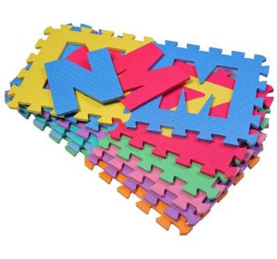 HOMCOM PUZZLE PIANKOWE MATA CYFRY LITERY 36 CZĘŚCI