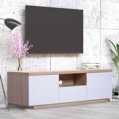 HOMCOM® SZAFKA RTV STOJAK LOWBOARD 1 SZUFLADA 2 SZAFKI