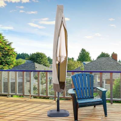 Pokrowiec ochronny na parasol słoneczny wodoodporny ø300cm beżowy Outsunny