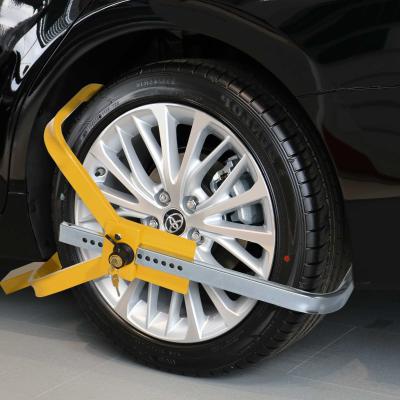 Blokada koła zamek zacisku koła pazur parkingowy do kół Ø43–53 cm z 2 kluczami