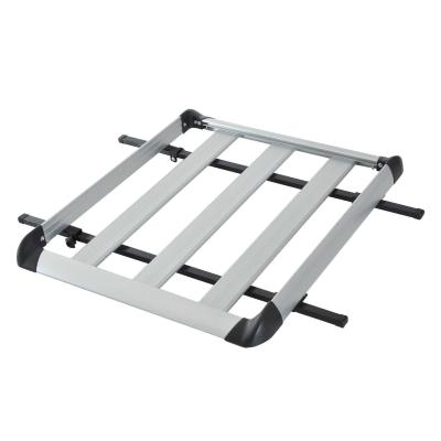Bagażnik dachowy uniwersalny 110 cm aluminium srebrny HOMCOM