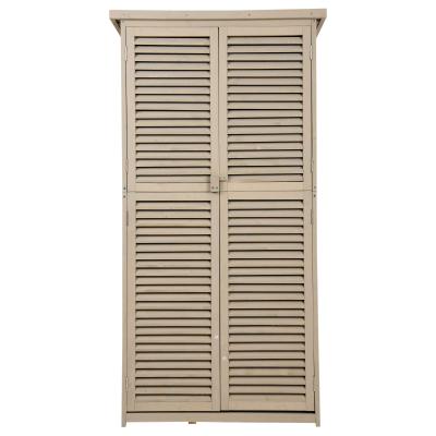 Outsunny® SZOPA NA NARZĘDZIA DOMEK 4 półki szary