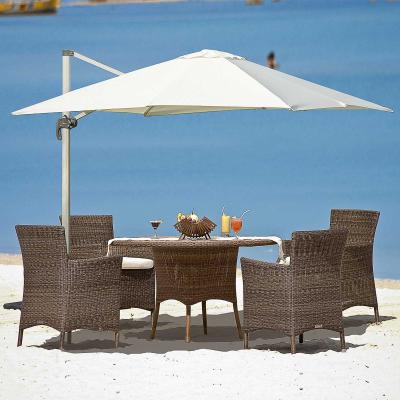 Parasol rzymski parasol lampowy parasol ogrodowy regulacja 0–60° zakres obrotu 360° aluminiowy