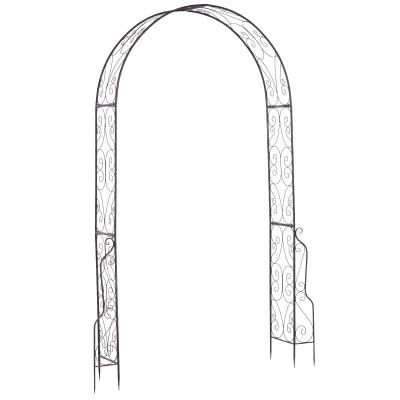 Outsunny® PERGOLA OGRODOWA TREJAŻ DO ROŚLIN PNĄCYCH ŁUK metal 120 x 30 x 226 cm