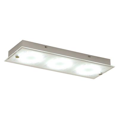 HOMCOM LED LAMPA SUFITOWA 3-PUNKTOWA 18 W srebrna