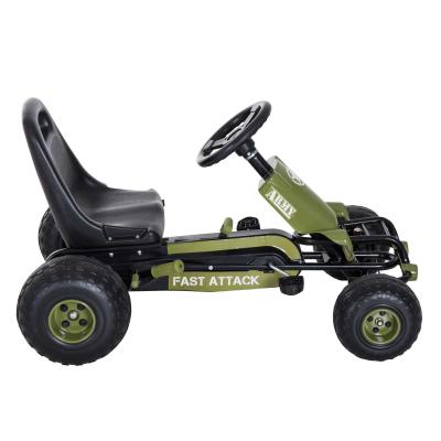 HOMCOM® SAMOCHÓD NA PEDAŁY GOKART DLA DZIECI OD 3 LAT zielony