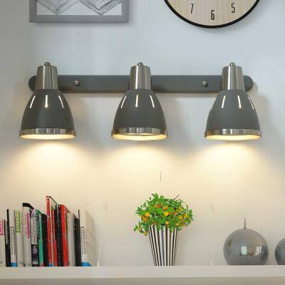 HOMCOM® KINKIET ZESTAW 3 REFLEKTORÓW ŚCIENNYCH OBROTOWA LAMPA PUNKTOWA