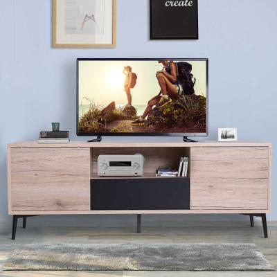 HOMCOM® STOLIK RTV SZAFKA STOJAK LOWBOARD drewno 120 x 40 x 44 cm