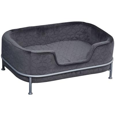 Sofa dla psa z oparciem Sofa dla zwierząt domowych z drewnianymi nogami Legowisko dla psa Sofa dla kota