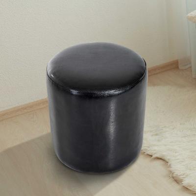 HOMCOM STOŁEK HOKER SKÓRA SYNTETYCZNA 45x45x50 cm czarny