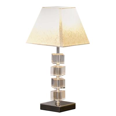 HOMCOM Lampa stołowa z obrotowymi kryształowymi kostkami