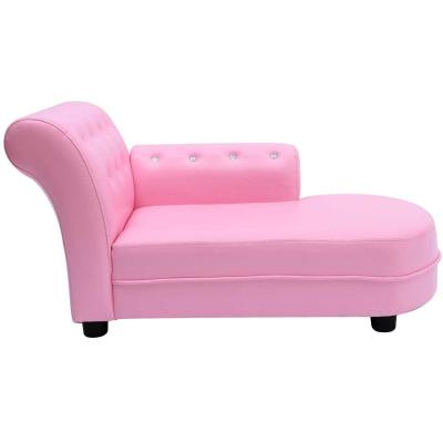 HOMCOM SOFA DZIECIĘCA KANAPA RÓŻOWA