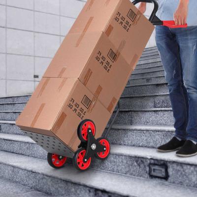 Wózek schodowy z regulacją wysokości uchwytu 150 kg Wózek transportowy składany