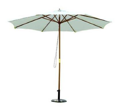Outsunny PARASOL PRZECIWSŁONECZNY DREWNIANY BALKONOWY 3 m