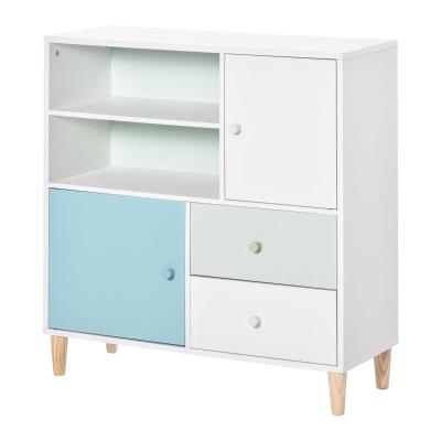 HOMCOM Kinderregal Bücherschrank Kinderzimmer