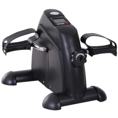 HOMCOM Heimtrainer Mini Bike Pedaltrainer Trainingsrad Fahrradgerät mit LCD-Display