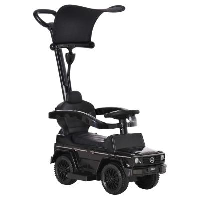 HOMCOM Benz G350 Ride-on Sliding Car Floor Slider Stroller Toddler Vehicle, Black
