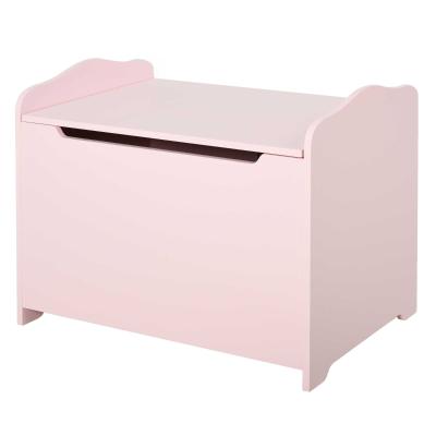 HOMCOM Kids Playroom MDF Storage Chest Pink