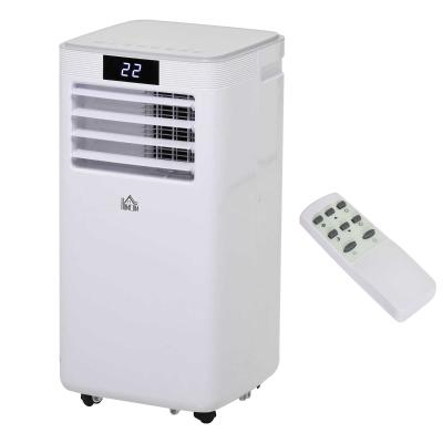HOMCOM 8000BTU Portable Air Conditioner 4 Modes LED Display 24 Timer Home Office White