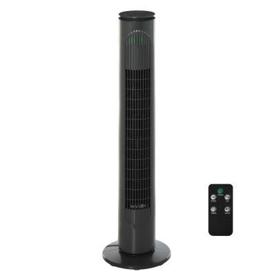 HOMCOM Tower Fan with 3 Speed 3 Mode 10h Timer 70° Oscillation LED Remote Controller