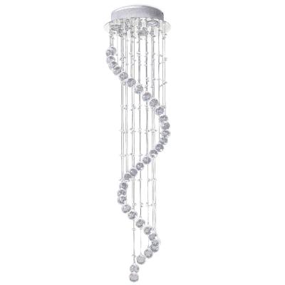 HOMCOM Crystal Chandelier, 35 Φ 40 mm balls and 160 Octagons