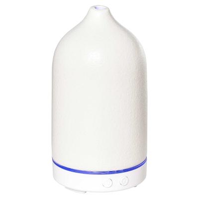 Dyfuzor zapachowy nawilżacz powietrza automatyczne wyłączanie zmiana koloru ceramiczny biały 100 ml