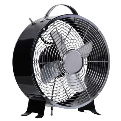 HOMCOM 26CM Electrical Table Desk Fan 2-Speed Portable for Home Office,Black