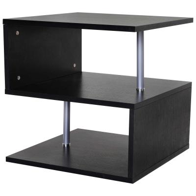 HOMCOM 50Lx50Wx50H cm Side Table-Black