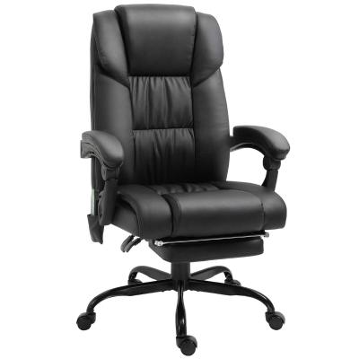 Vinsetto PU Leather 6-Point Massage Desk Chair w/ Remote Black