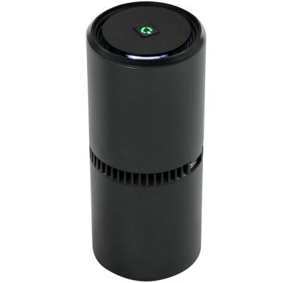 HOMCOM Portable Air Purifier with 2 USB Plug for Car Home Office Dust Odor Black