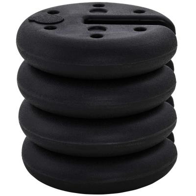 Outsunny Set of 4 Gazebo Tent Canopy Weight Sand Water Fillable Strong Plastic Durable