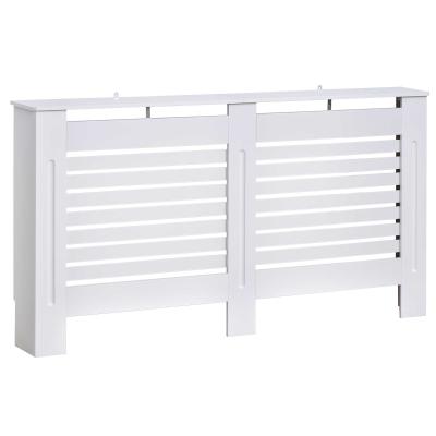 HOMCOM 152Lx19Wx81H cm MDF Radiator Cover-White