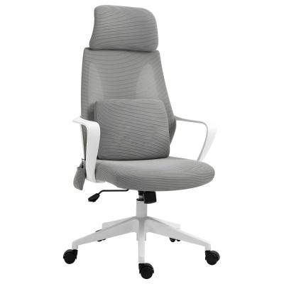 Vinsetto Mesh Office Chair & Massage Pillow Ergonomic Adjustable Height w/ Wheels