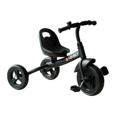 HOMCOM Toddler Three Wheel Plastic Tricycle Bike Black