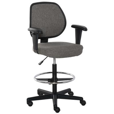 Vinsetto Ergonomic Drafting Chair Tall Office Stand Desk Chair with Foot Ring, Arm, Wheel