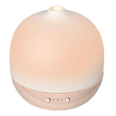 HOMCOM Aroma-Diffusor mit LED-Lichtern 12,7 cm x 12,7 cm x 12,9 cm