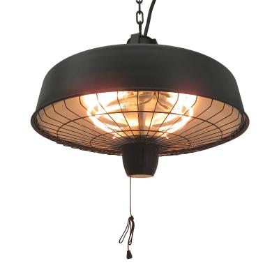 Outsunny Adjustable Infrared Halogen Light Heater, 1000/2500W-Black