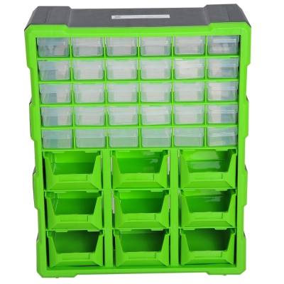 DURHAND® Armario Organizador de Herramientas 39 cajones tipo Estantería DIY 38x16x47.5cm PP