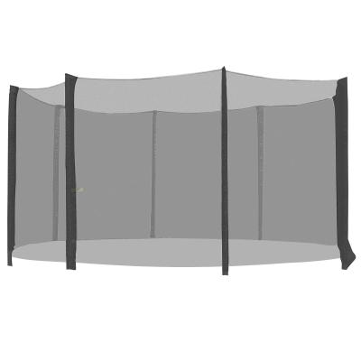 HOMCOM Red de Seguridad Pared Protectora Cama Elastica Trampolín Redonda (NO INCLUIDO) Diámetro ø 366 cm (8 Barras)