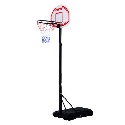 HOMCOM Canasta Baloncesto Plegable y Ajustable en Altura Basket con Red Canasta de Baloncesto Plegable Altura Ajustable 150-210 cm Basket Red y Tablero