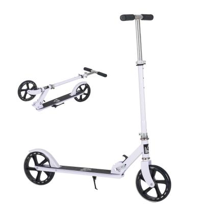 HOMCOM Patinete Plegable para Niños de +5 Años Scooter Infantil Manillar Ajustable en Altura de 4 Niveles con Pastilla de Freno 88x37x75-100 cm