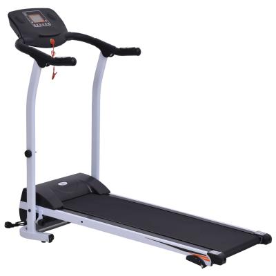 HOMCOM Cinta de Andar y Correr Eléctrica Plegable con 9 Programas Motorizado Pantalla LCD Pendiente Ajustable Velocidad 1-6 km/h Máquina de Correr 60x133x117 cm Negro