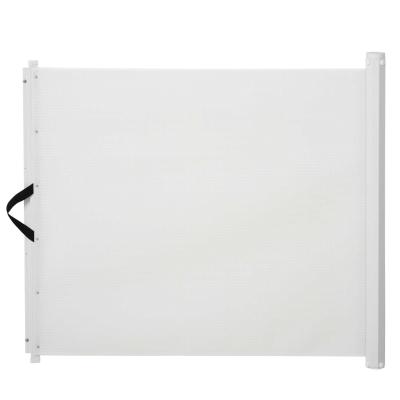 PawHut Barrera Separadora Mascotas 115x82.5cm Ajustable Reja Perros Bebé Niños Textilene